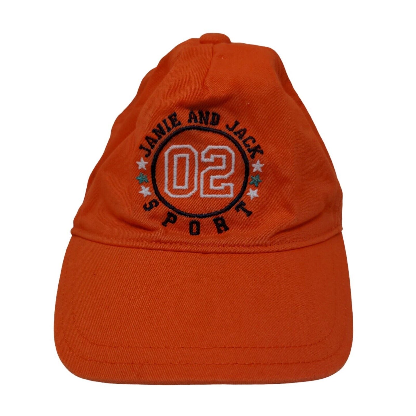 Janie & Jack Toddler Stretchy Hat Orange Size 2T to 3 Embroidered Logo
