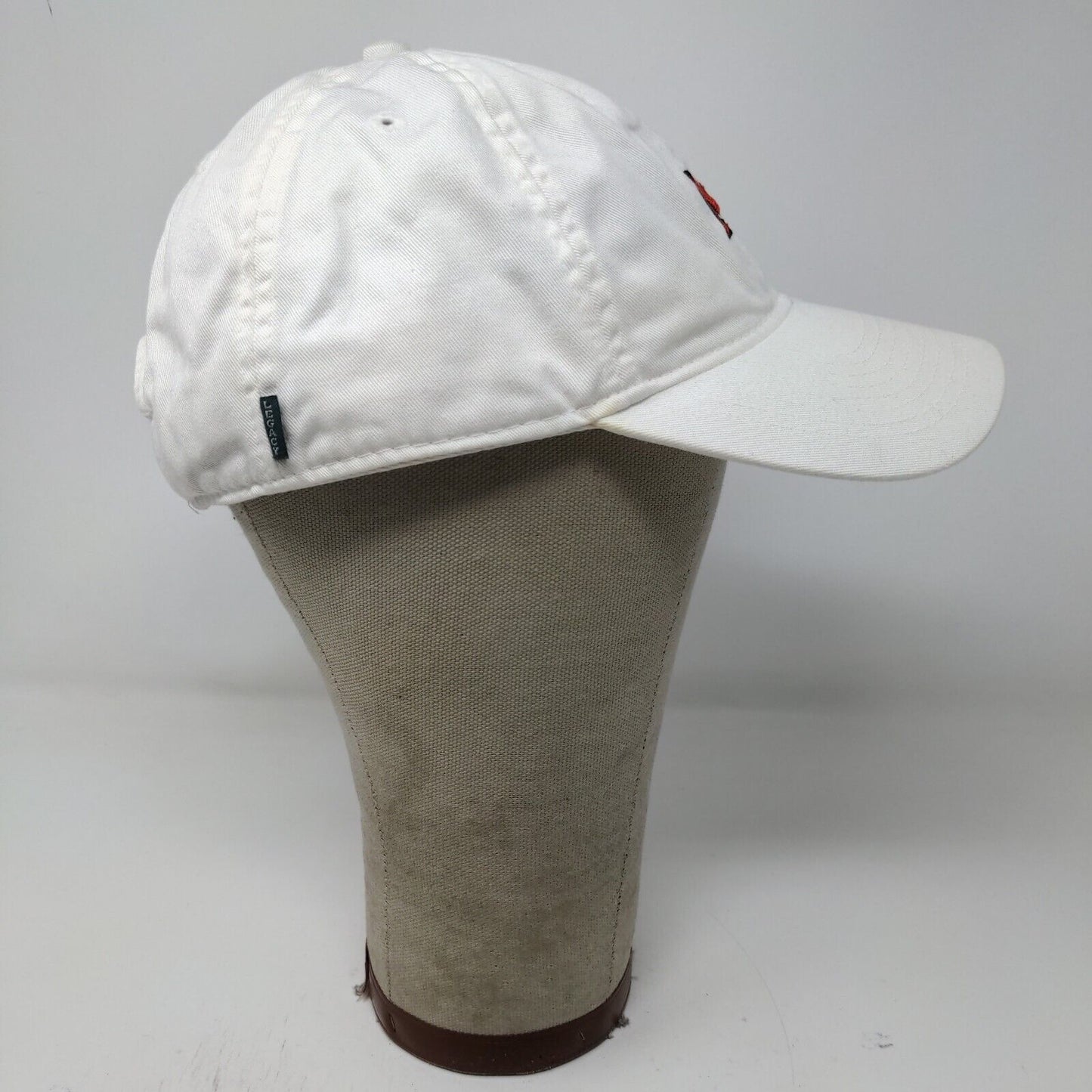 Legacy Mens Slideback Hat White Adjustable Embroidered M Logo