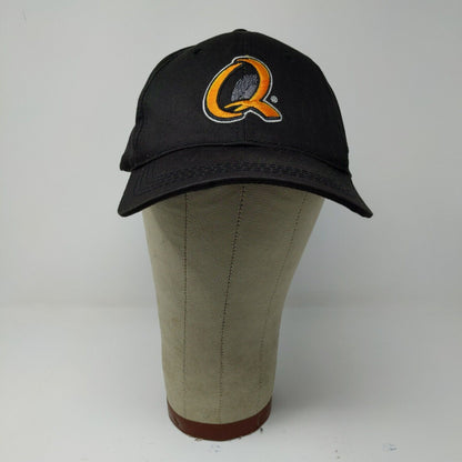 Quaker State Men's Strapback Hat Cap OSFA Black Adjustable Embroidered Logo