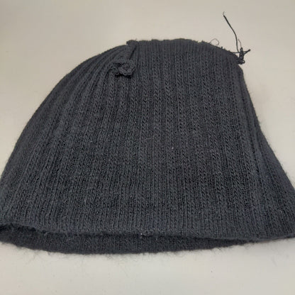 Coors Light Men's Knit Beanie Ski Cap Hat Black Gray Striped Embroidered Logo