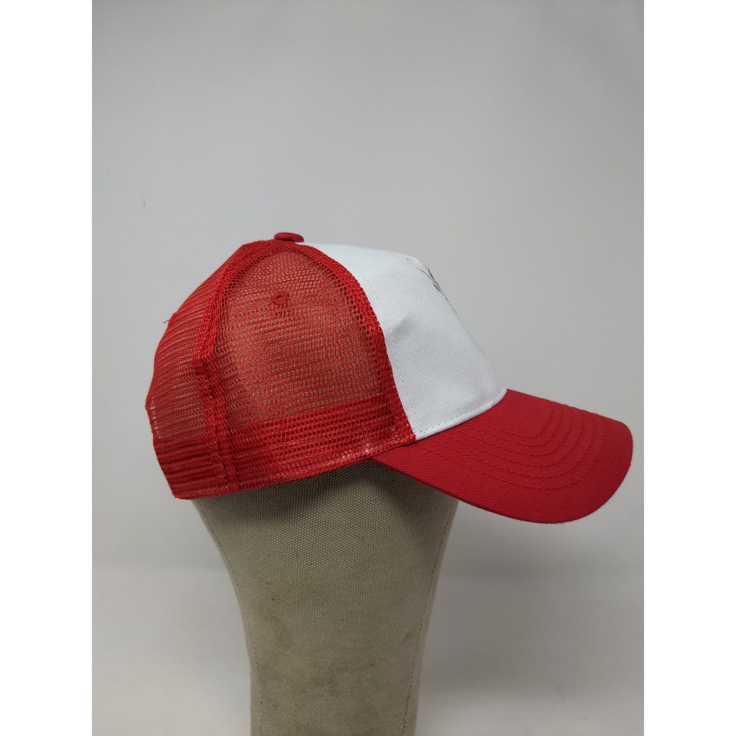 Screaming Eagles Meshback Snapback Trucker Hat OSFA Red & White