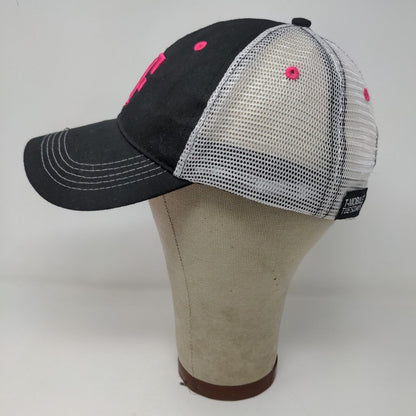 T Mobile Mens Snapback Hat Black Gray Adjustable Mesh Back Embroidered Logo