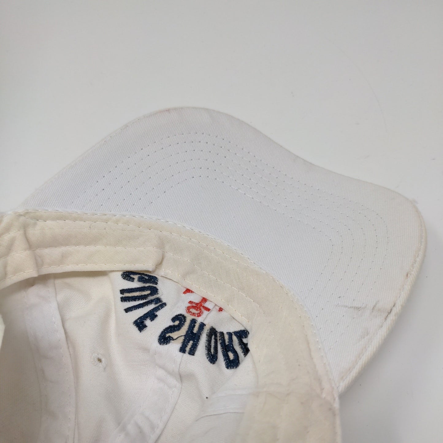 Surf Style Gulf Shores Alabama Strapback Hat White/Cream OSFM Embroidered