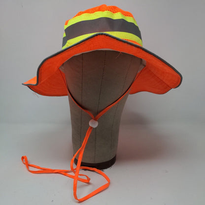 Ironwear Men's 1271-O Safety Boonie Hat Bright Orange 100% Polyester