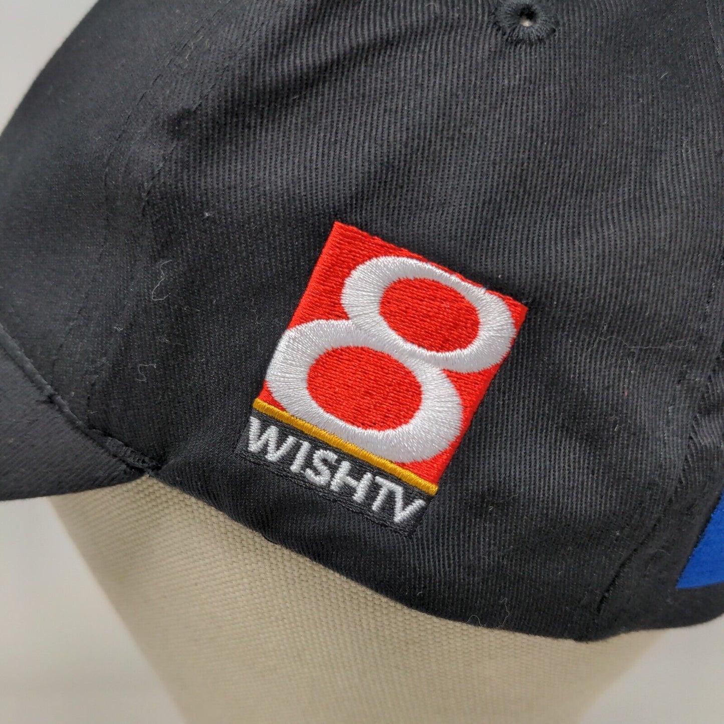 MLB Indianapolis Indians Pepsi WishTV Radio Now Promo Snapback Hat Black OSFA