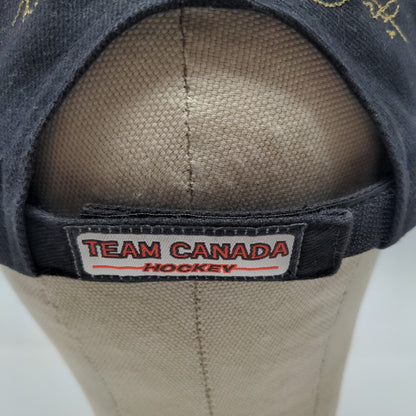 Waves Men's Strapback Team Canada Hockey Hat Embroidered Autographs Signatures