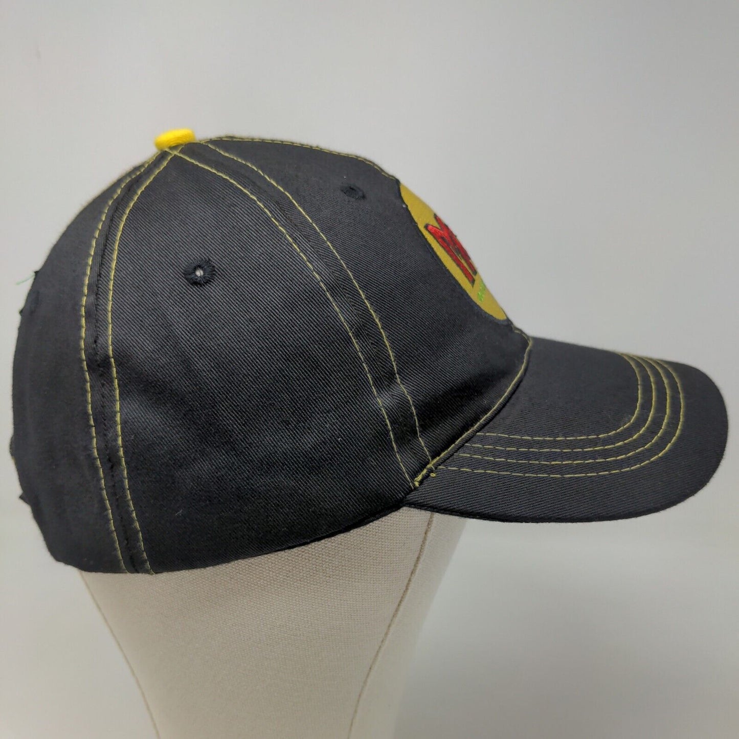 Moe's Southern Grill Men's Strapback Hat Black Adjustable Embroidered Logo