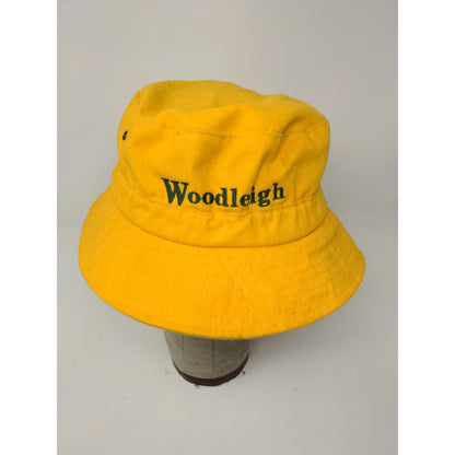Woodleigh Bucket Hat Yellow Size 58 CM Embroidered Spell Out