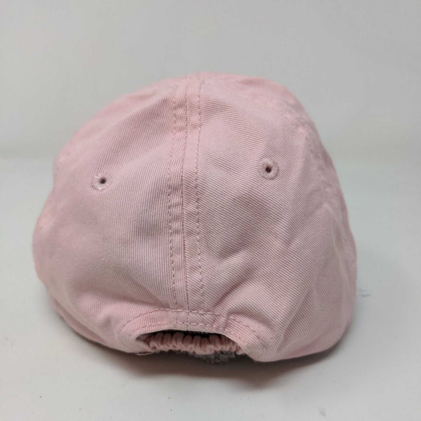 Old Navy Girl's Stretchy Hat Pink Size M Embroidered Logo 100% Cotton