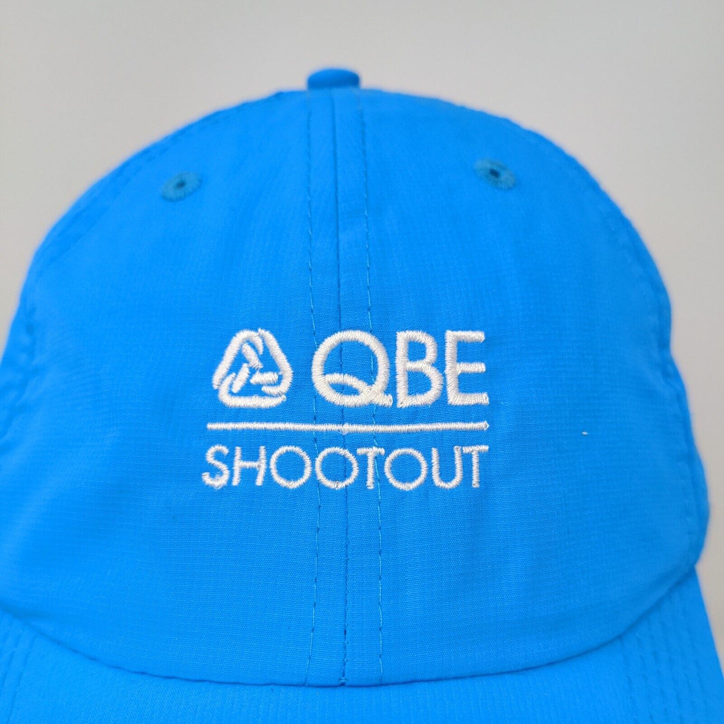 QBE Shootout Slideback Hat PGA Golf Blue OSFA Embroidered Logo