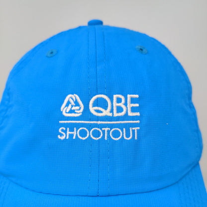 QBE Shootout Slideback Hat PGA Golf Blue OSFA Embroidered Logo