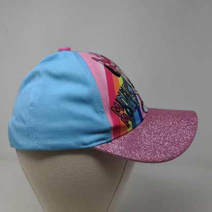 Disney Girl's Strapback Hat Pink Blue Size Toddler Minnie Mouse