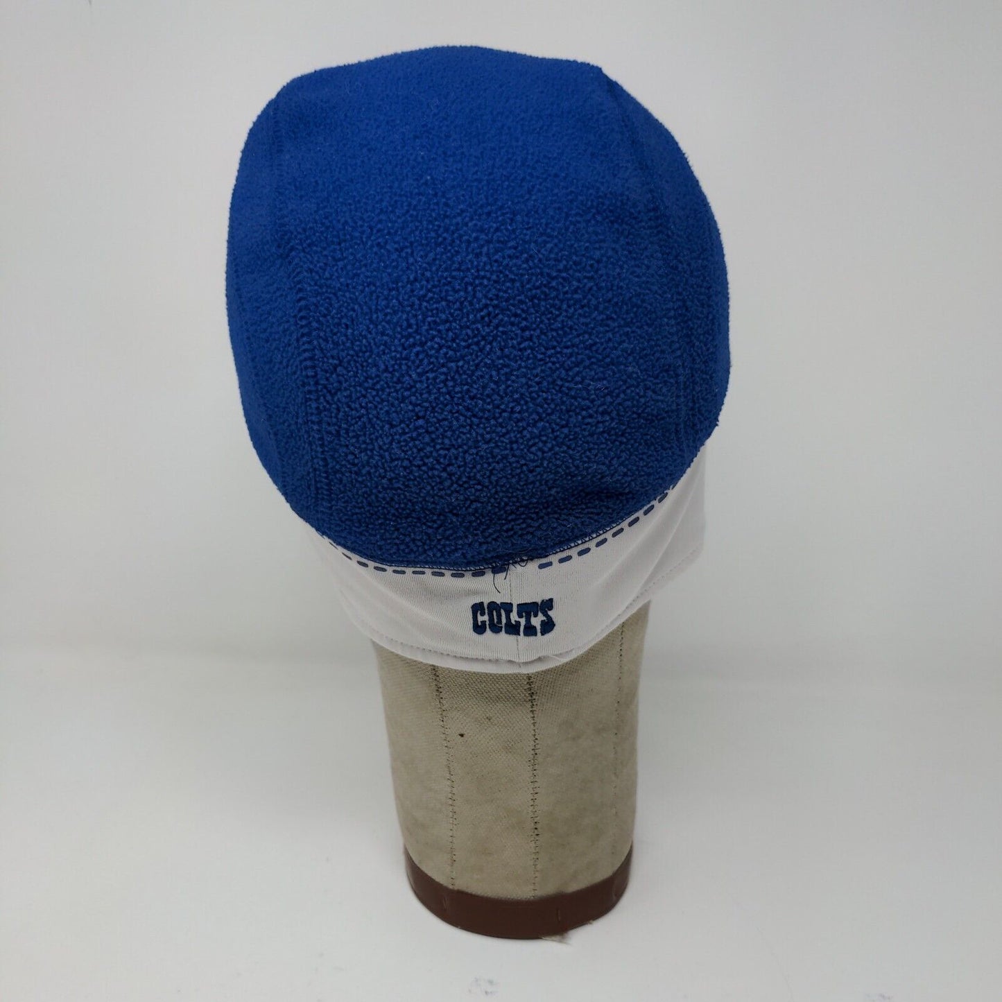 NFL Team Apparel Indianapolis Colts Blue White Stocking Cap Beanie Hat One Size