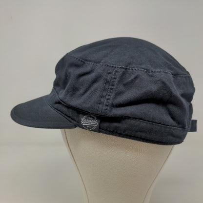 H&M Women's Slideback Cadet Cap Black Size M 58 Blank 100% Cotton