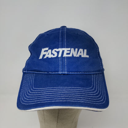 Fastenal NASCAR #60 Carl Edwards Hat Strapback Embroidered Logo Blue