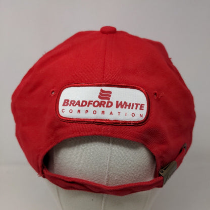 ATT Headwear Men's Slideback Hat Red Embroidered Victor Logo Bradford White