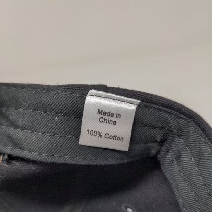 Mobil Delvac Slideback Hat OSFM Black Embroidered Spell Out Logo