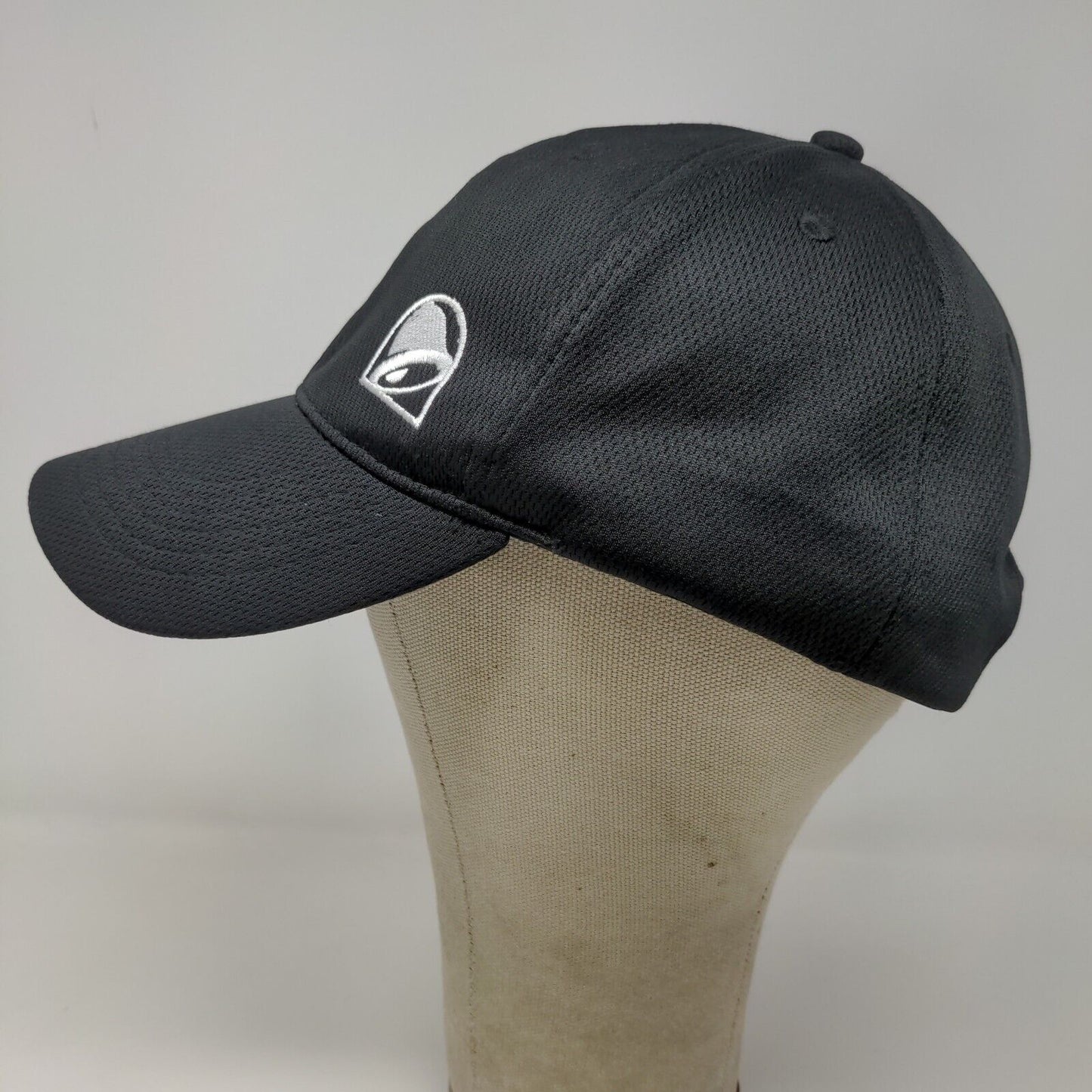 Taco Bell Men's Snapback Employee Uniform Hat Black OSFA Embroidered Logo