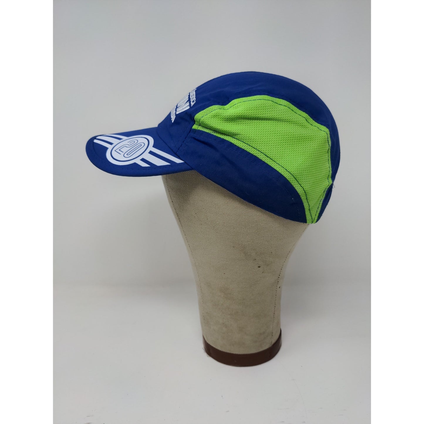 Indy 500 Festival Mini Marathon 2020 Strapback Hat Blue Green Embroidered