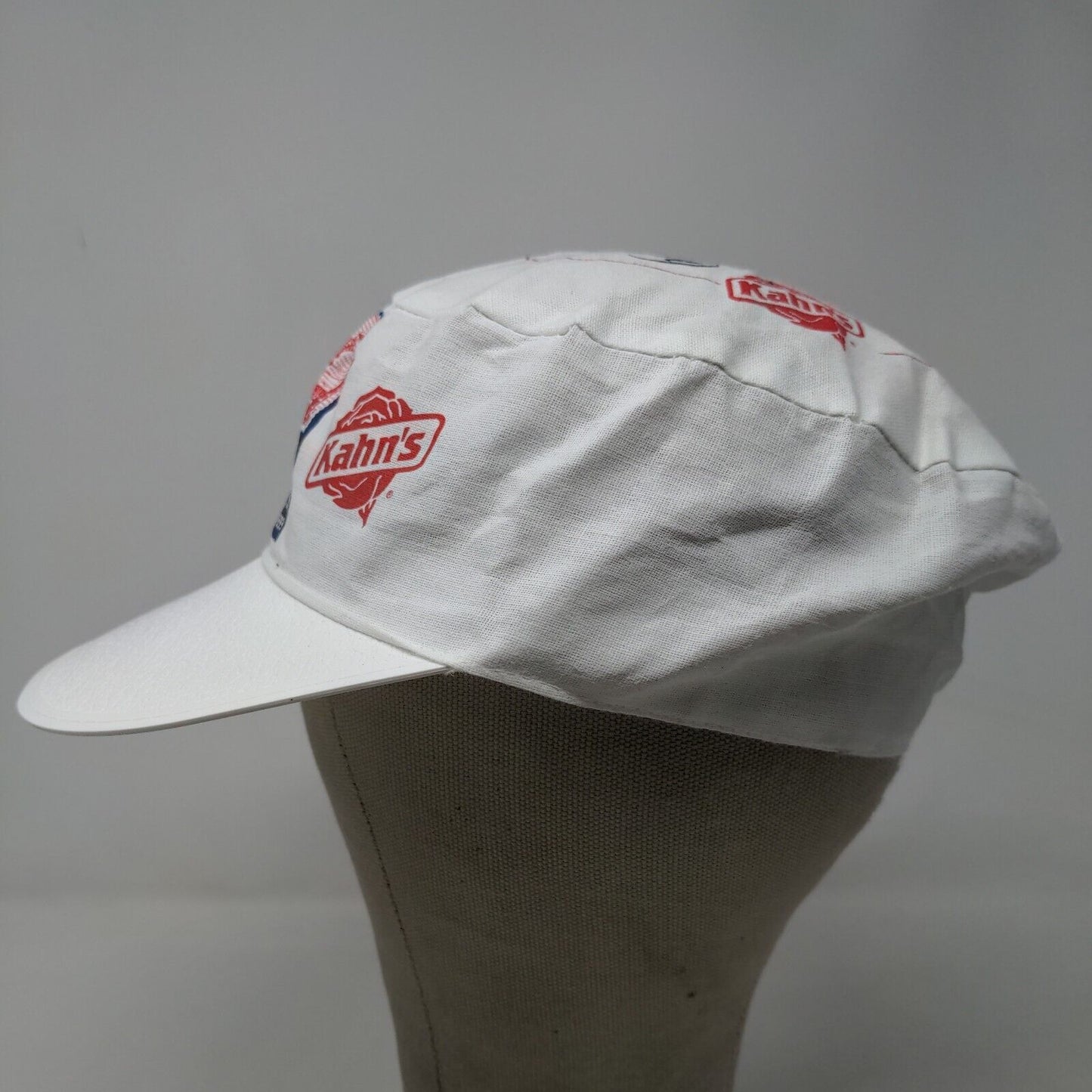 Unbranded Men's Tall Stacks '99 Hillshire Farms Kahn's Hat White Logo Vintage