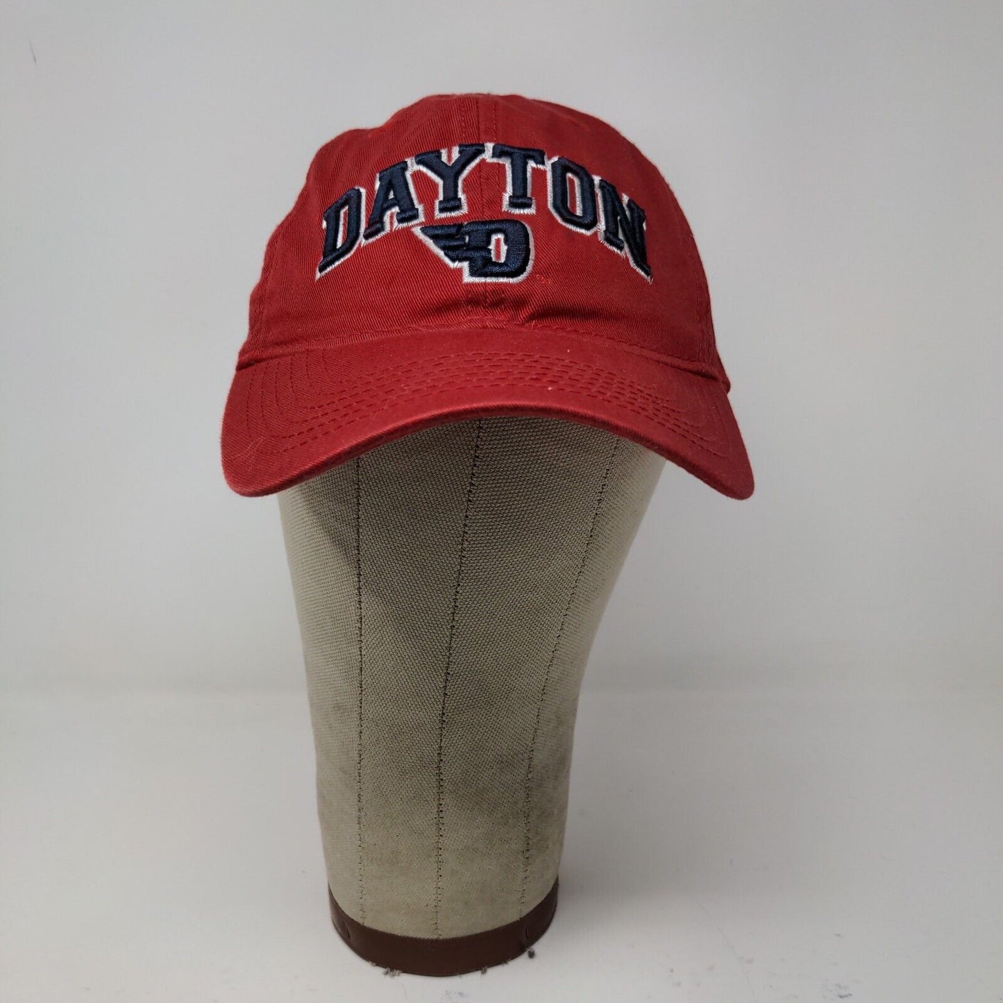 University Of Dayton Flyers Mens Hat Red Size Small Fitted Cap Embroidered Logo