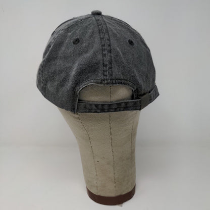 EXP Headwear Dallas Texas Slideback Hat Gray Adjustable Embroidered Logo