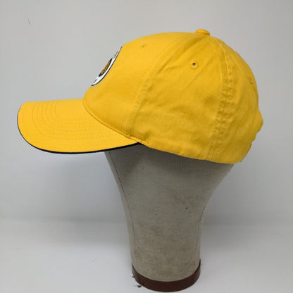 Indiana Pacers Mens Strapback 50th Anniversary Hat Embroidered Yellow Adjusted