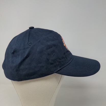 Port & Company Men's Slideback Hat Blue Embroidered Logo 100% Cotton