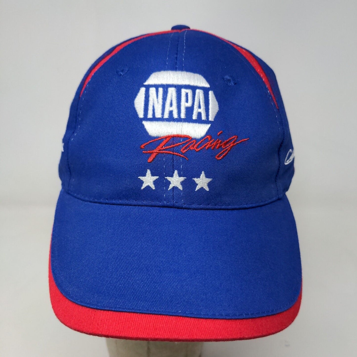 Napa Racing Men's Strapback Hat Blue OSFM Embroidered Logo Fallen Heroes Fund