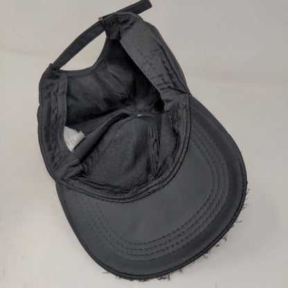 Unbranded Women's Slideback Hat Black OS 100% Polyester Adjustable Blank