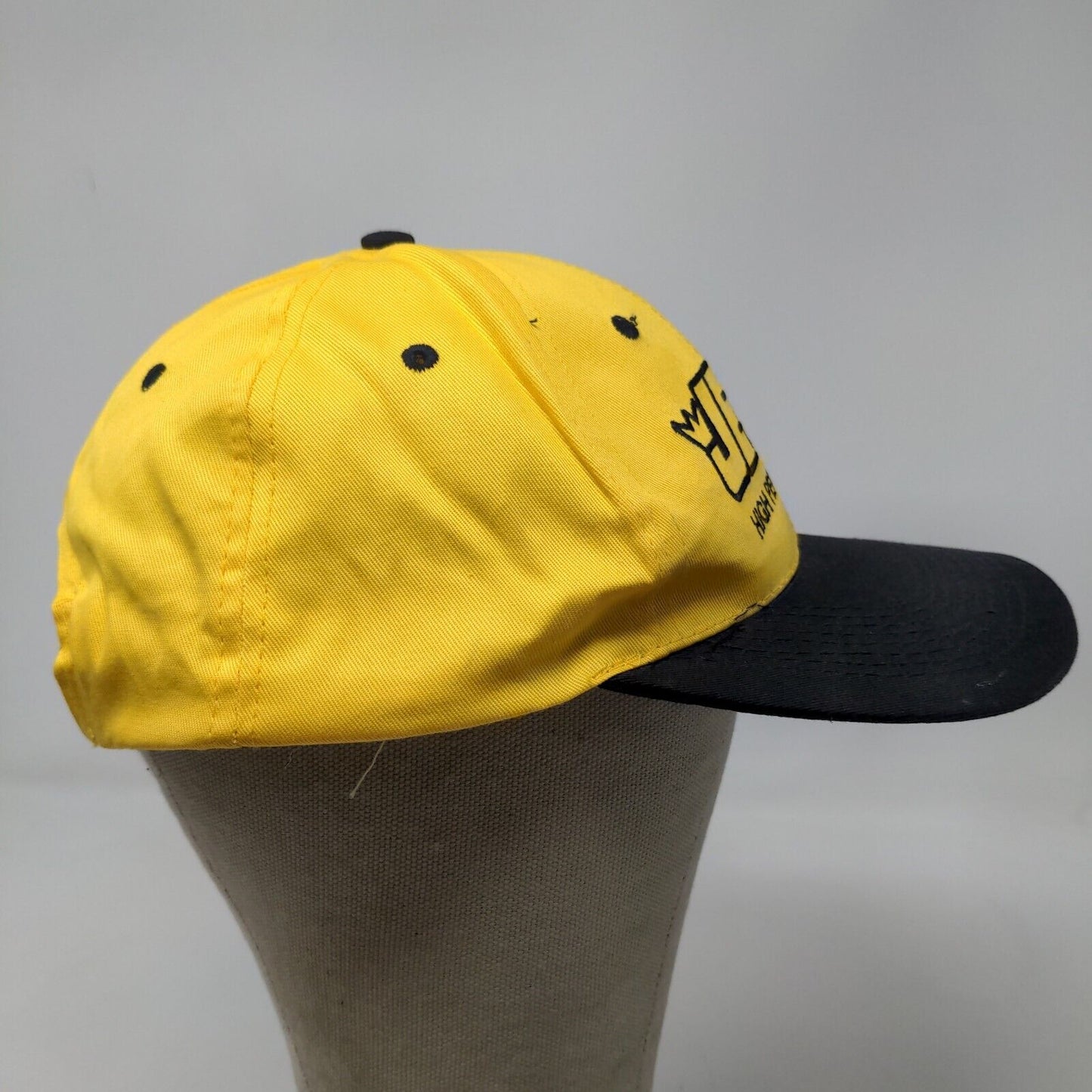 Jegs High Performance Men's Snapback Hat Yellow Black OSFA Embroidered Logo