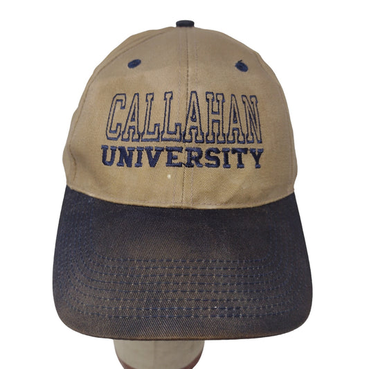 Head To Toe Men's Callahan University Slideback Hat Brown Size A Distressed