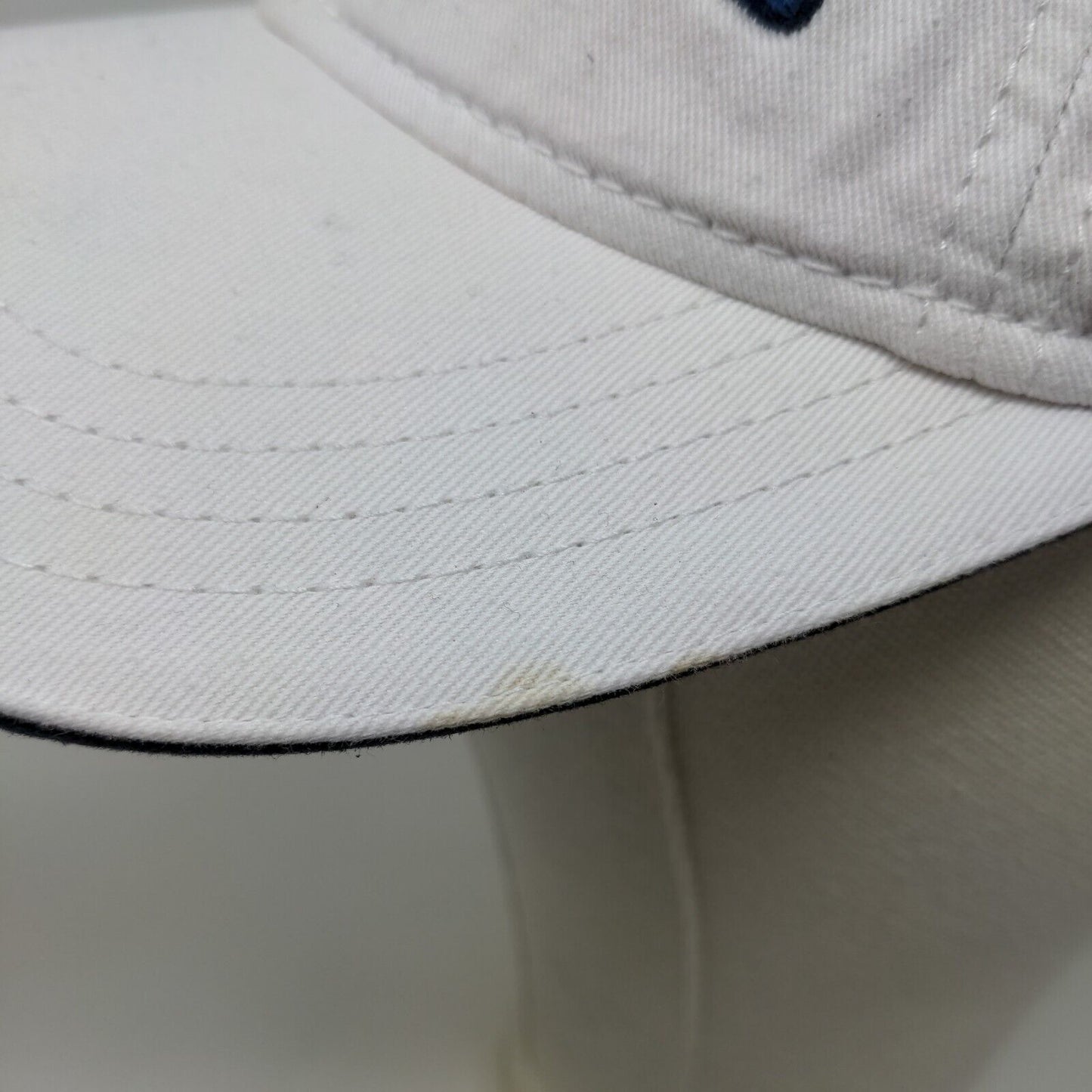 Tommy Hilfiger Men's Slideback Hat White Size OS 100% Cotton Embroidered Logo