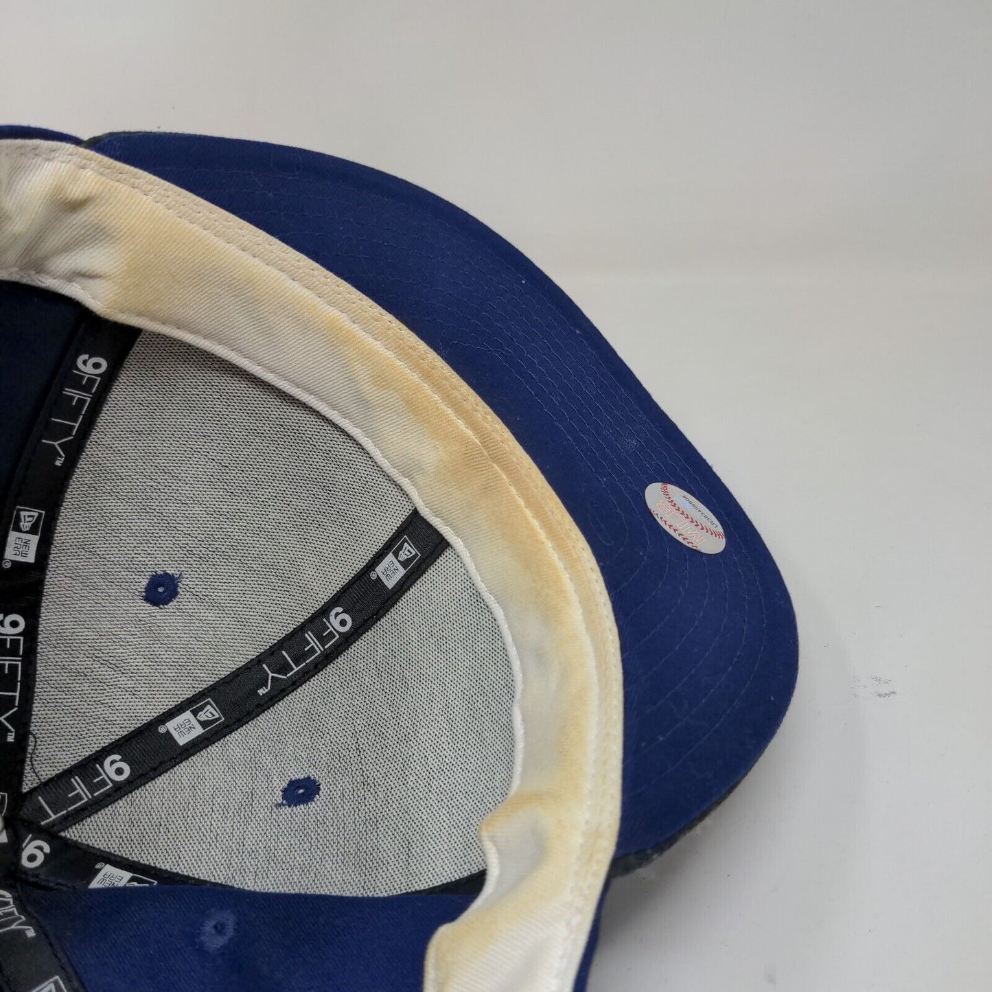 New Era 9Fifty LA Dodgers Fitted Hat Blue Size M-L Embroidered Logo