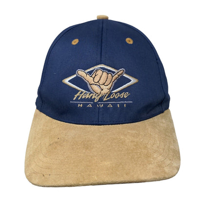 Hang Loose Hawaii Men's Slideback Hat Blue Size OSFA Embroidered Logo Surfing