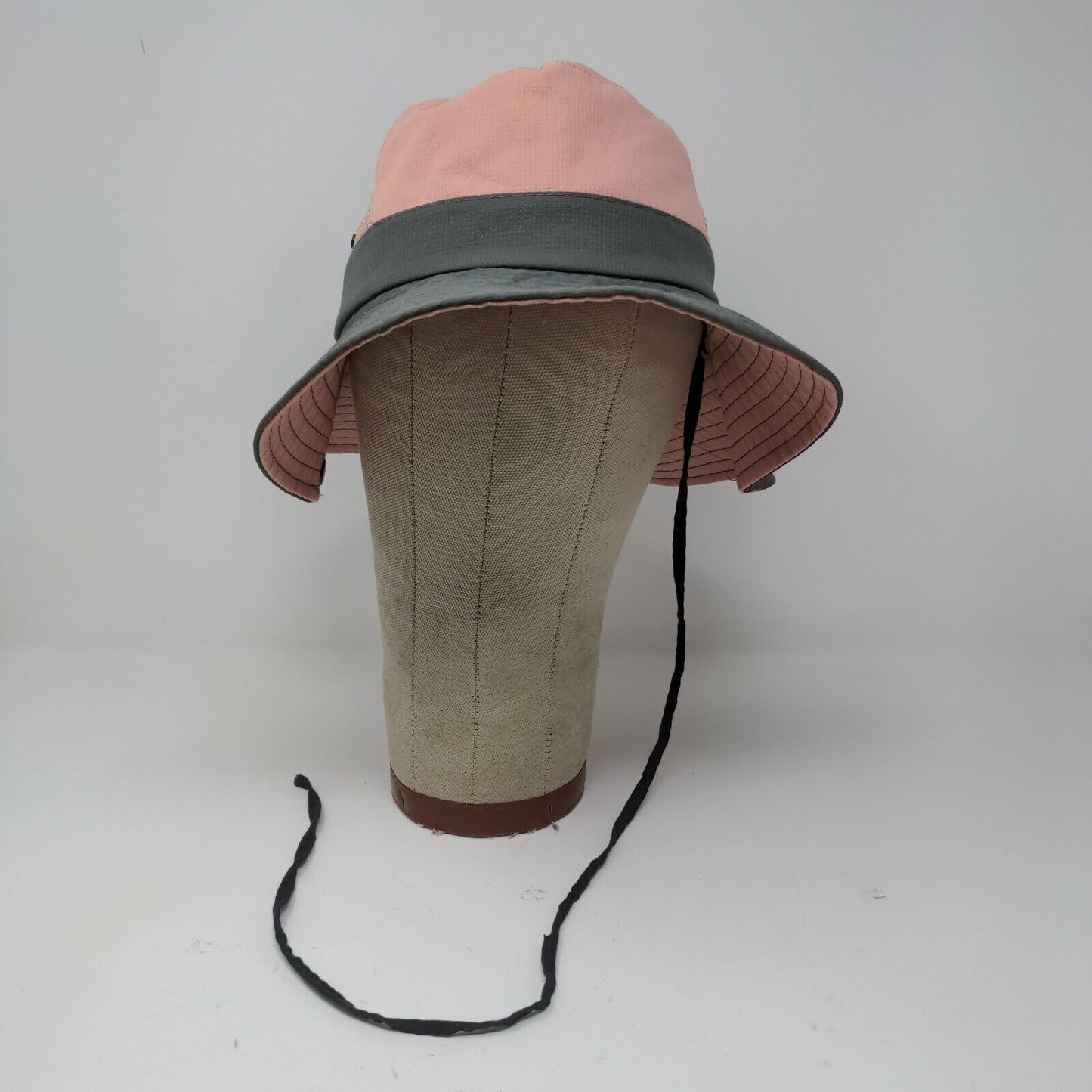 Womens SunShade Wide Brim Pink Bucket Cargo Floppy Hat Cap Beach Adjustable