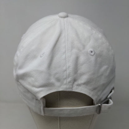 Adidas Men's Slideback Hat White Size OSFM Embroidered Patriotic Unicorn Logo