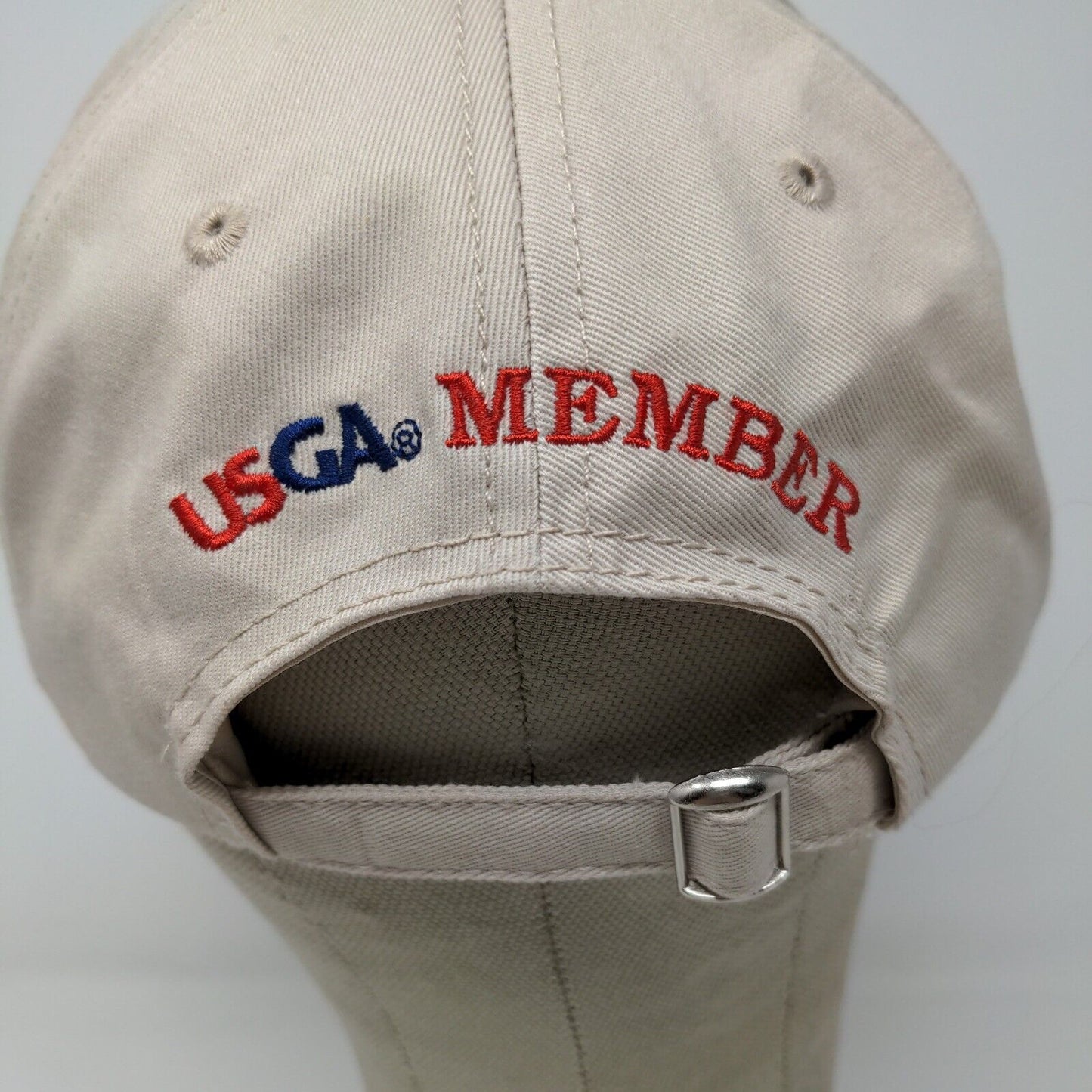 2012 US Open The Olympic Club Golf USGA Member Cream Baseball Cap Hat Embroider