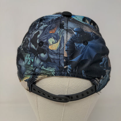 Batman Boy's Snapback Hat Multicolor S/M 4-7 Years All Over Print Embroidered