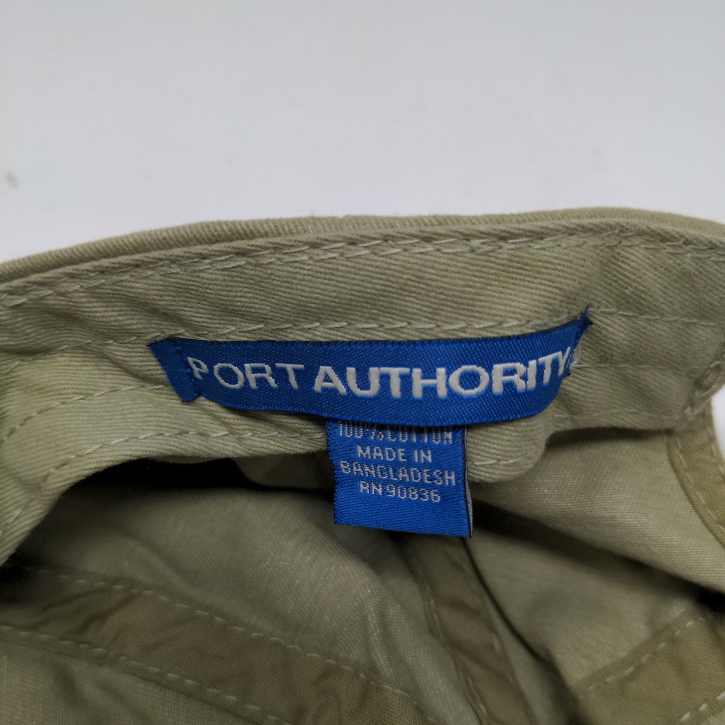 Port Authority Slideback Hat Embroidered CO Logo Green 100% Cotton