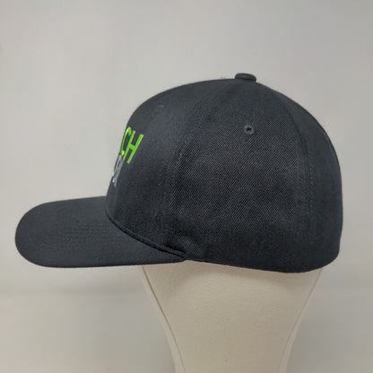 Flexfit Men's Reach Mobi Fitted Hat Black Size S-M Embroidered Logo