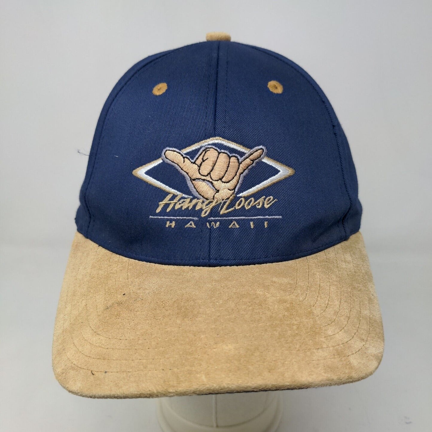 Hang Loose Hawaii Men's Slideback Hat Blue Size OSFA Embroidered Logo Surfing