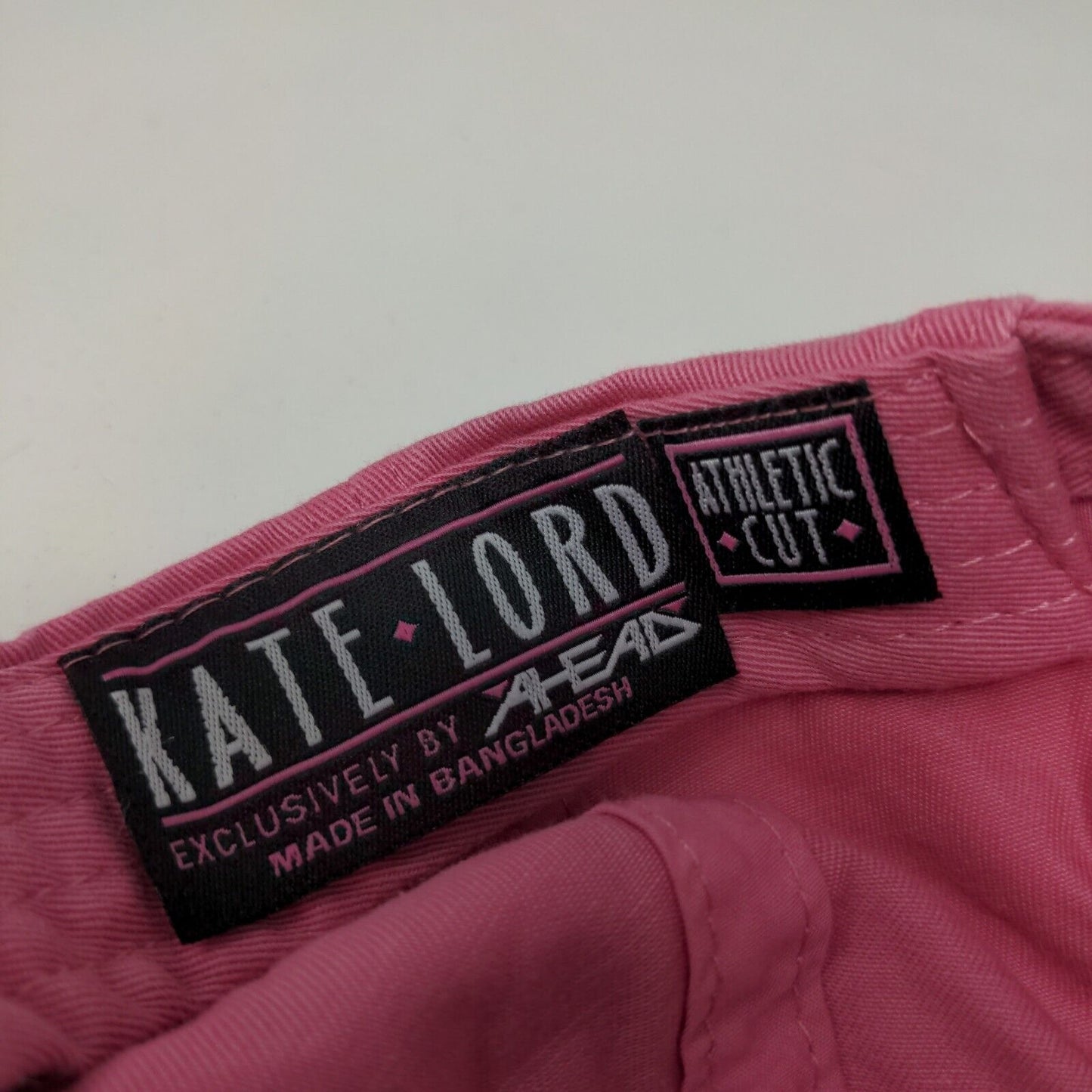 Kate Lord Women's Slideback Hat Pink Adjustable Embroidered Cape Cod Logo