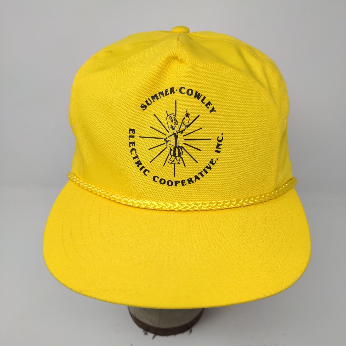 Sumner-Cowley Electric Cooperative Hat Otto Trucker Hat Slideback Yellow OSFA