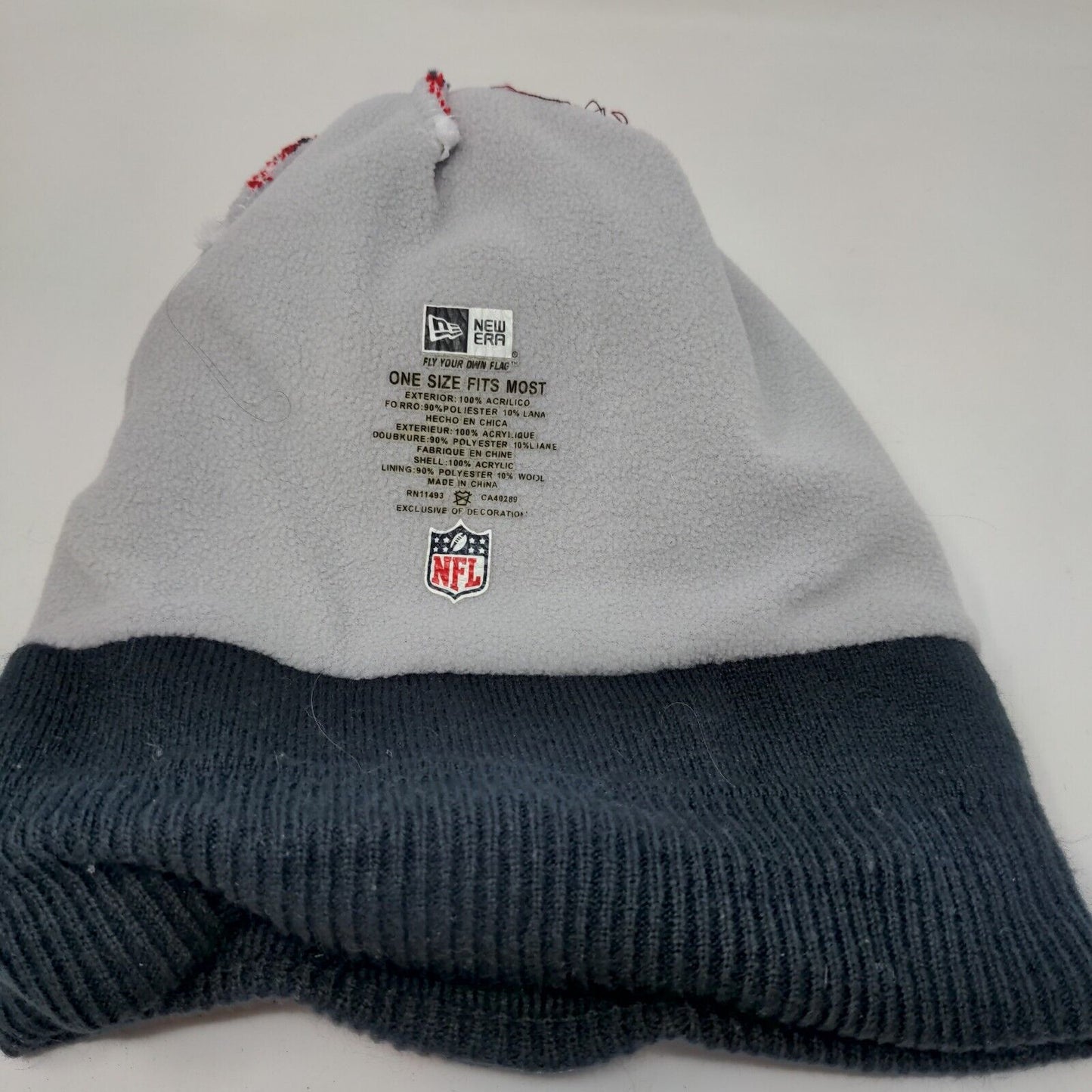 New Era Men's NFL New England Patriot's Knit Beanie Hat Cap Multi