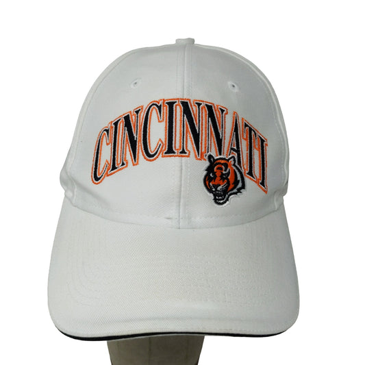 Reebok NFL Cincinnati Bengals Strapback Hat White OSFA Embroidered Logo