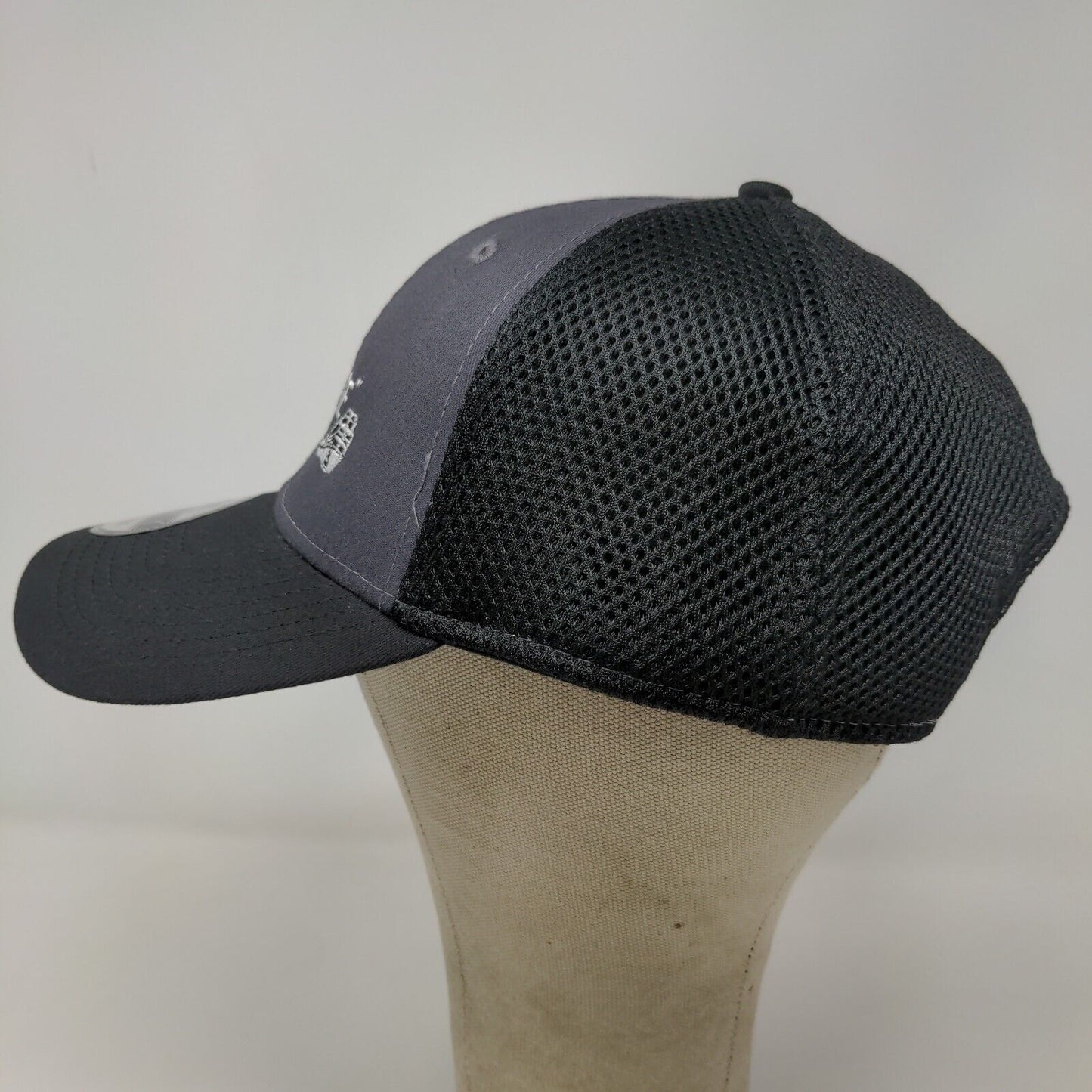 New Era Men's 9Forty Heritage Rail Division Snapback Mesh Back Hat Black OSFM