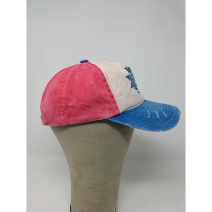 Neo Love Neo Slideback Hat Distressed Adjustable Red White & Blue