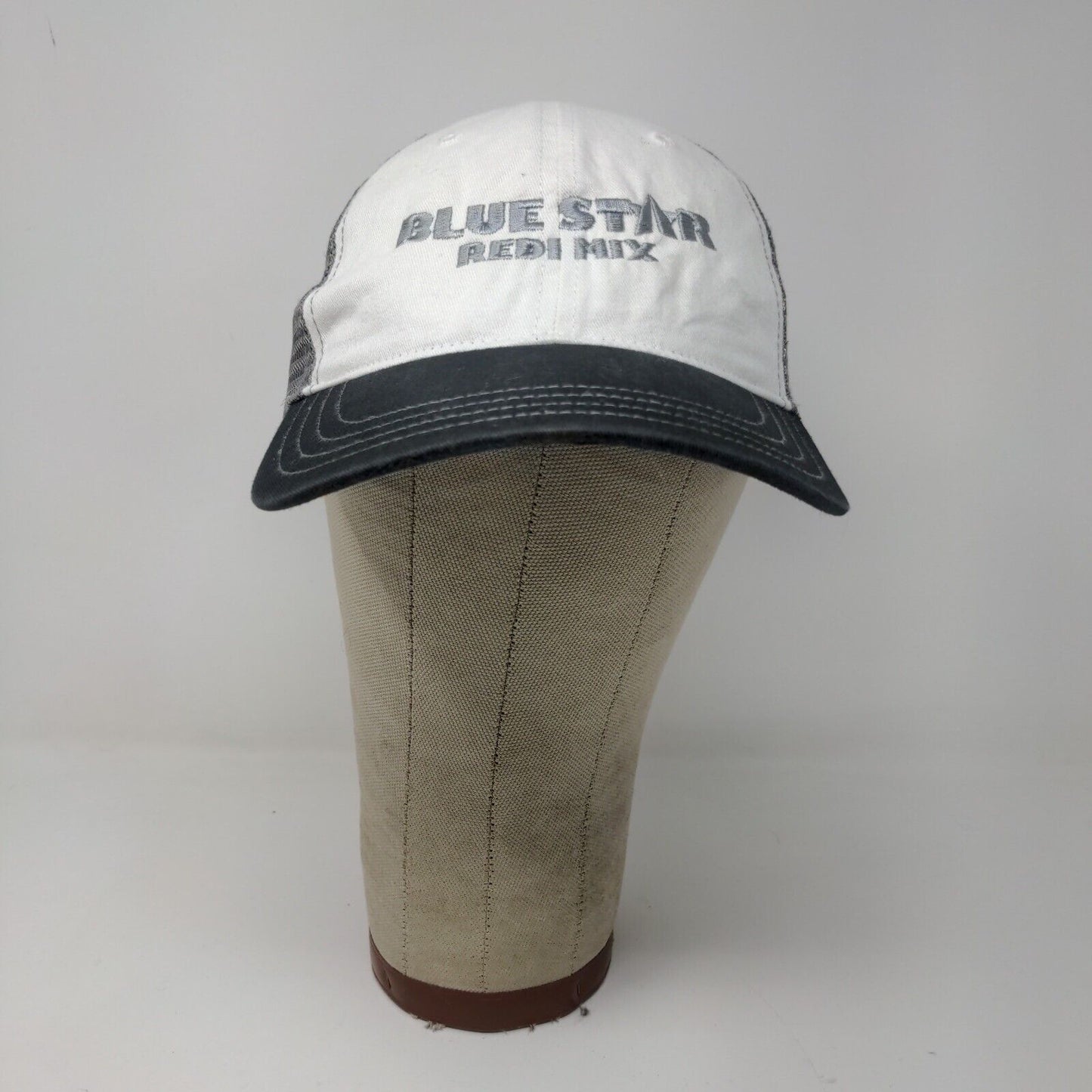 Blue Star Redi Mix Richardson Style 111 Gray White Hat Size MD / LG Snapback