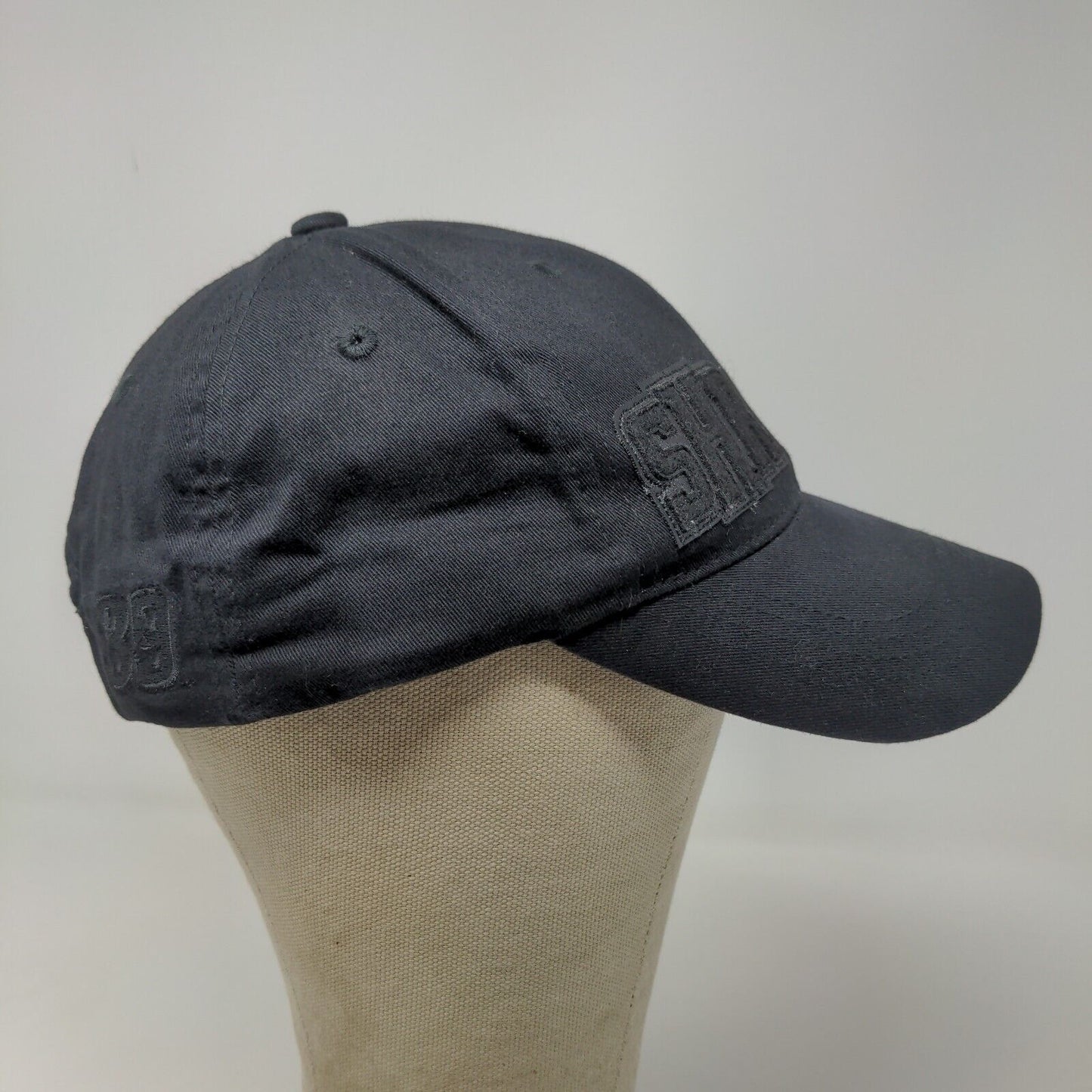 H3 Sport Gear Men's Strapback Hat Black Patch SHR Logo 100% Cotton